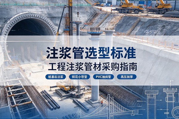 襄汾注浆管选型标准