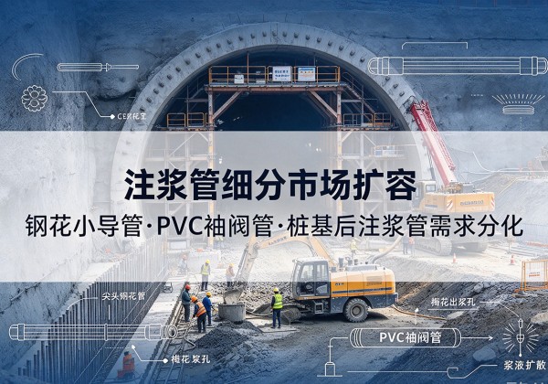 襄汾注浆管细分市场扩容，隧道钢花小导管、PVC 袖阀管、桩基后注浆管需求分化